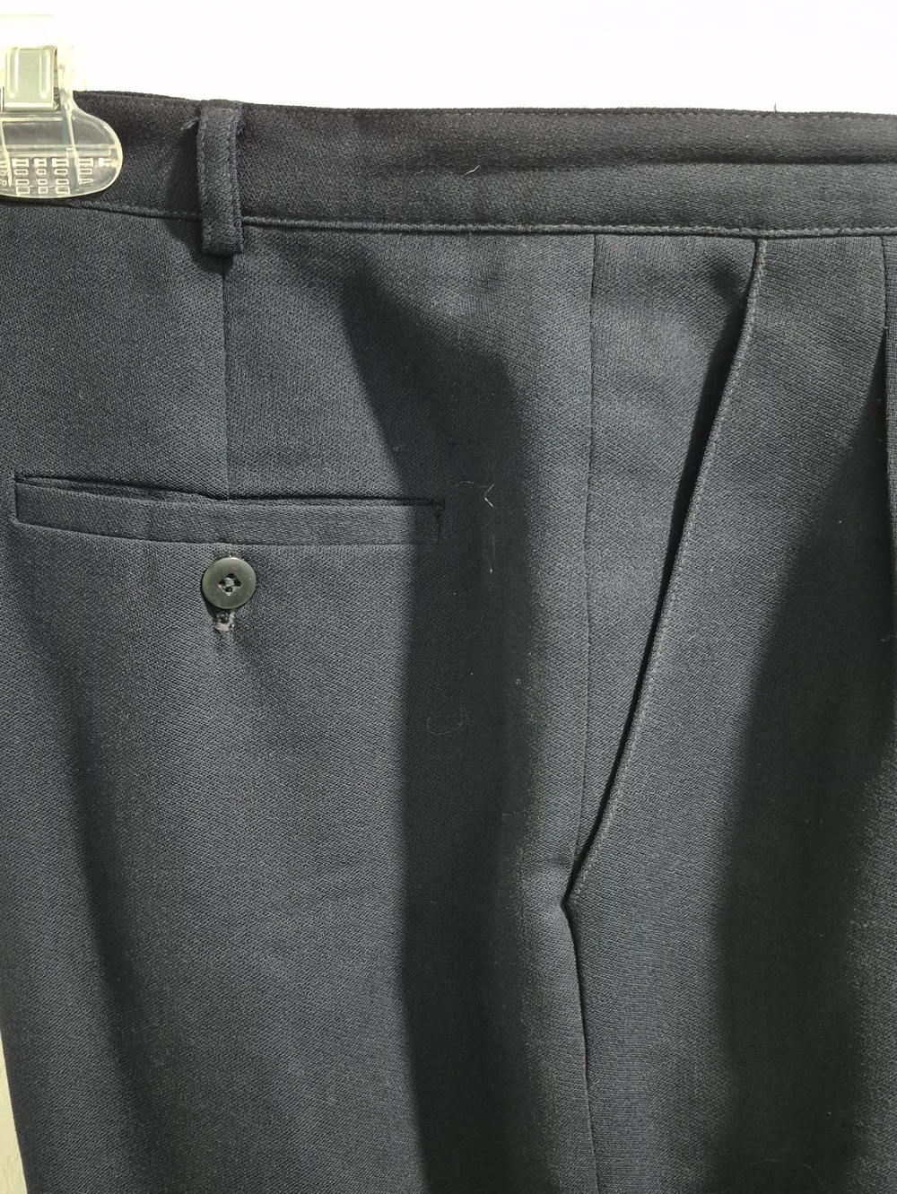 Ralph Lauren Women’s Navy Pleated Dress Trousers - Picture 3 of 4